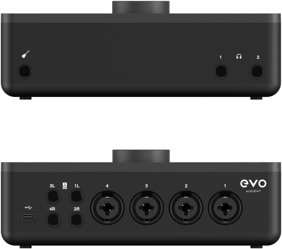 EVO 8 USB Audio Interface externe Soundkarte für Musikproduktionen (4 in / 4 out, Smartgain, Smart T