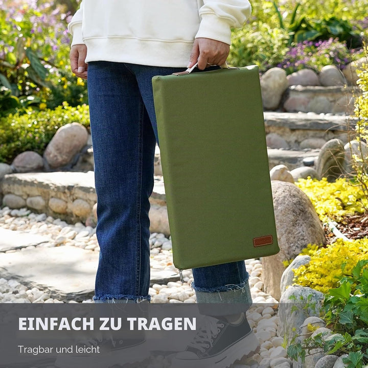 HappyPicnic Garten Kniekissen, Dicker Knieschoner für Gartenarbeit, Werkstatt oder Zuhause, Sitzkiss