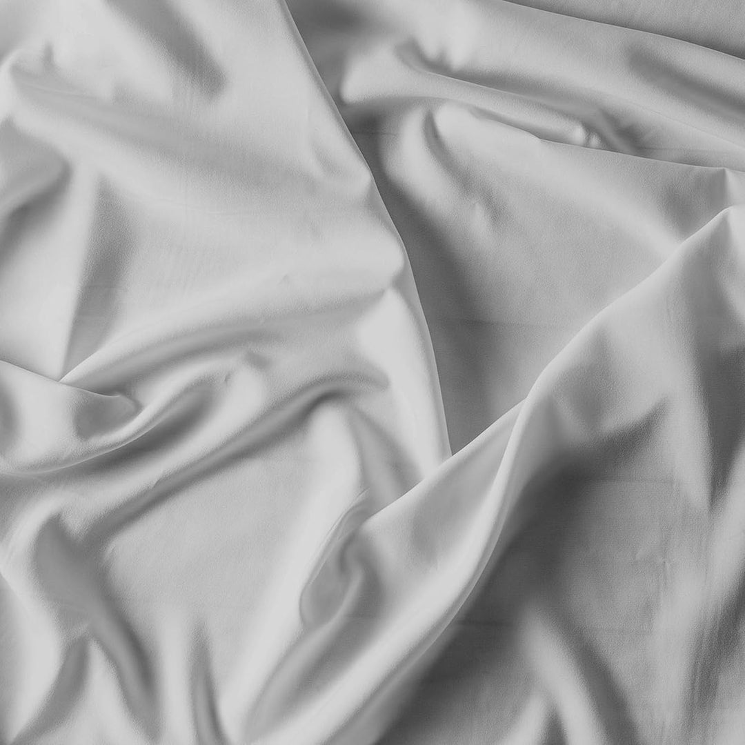 Italian Bed Linen Max Color Bettwäsche-Set, Hell Grau, Doppelte, Hell Grau