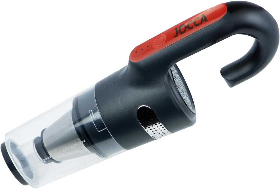 Jocca - Kabelloser Handstaubsauger Wiederaufladbar 50W | Zyklon-Technologie | HEPA-Filter | Für Flüs