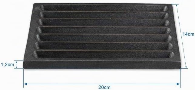 Grillrostprofi Ascherost - Feuerrost - Kohlerost - Kaminrost in Premium-Qualität, Gusseisen, 14 x 20