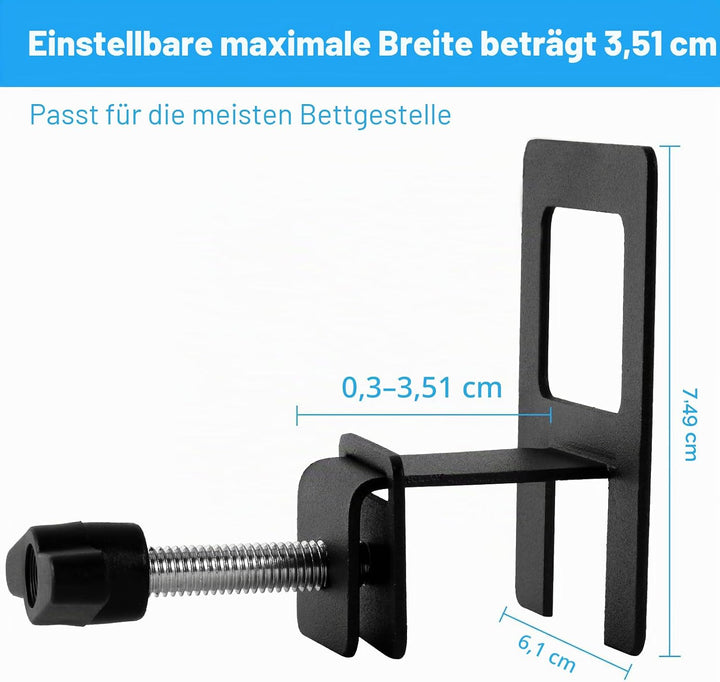 rutschfeste Matratzendichtungen für Bettgestell, 6 Stück Matratzenhalter an Ort und Stelle, rutschfe