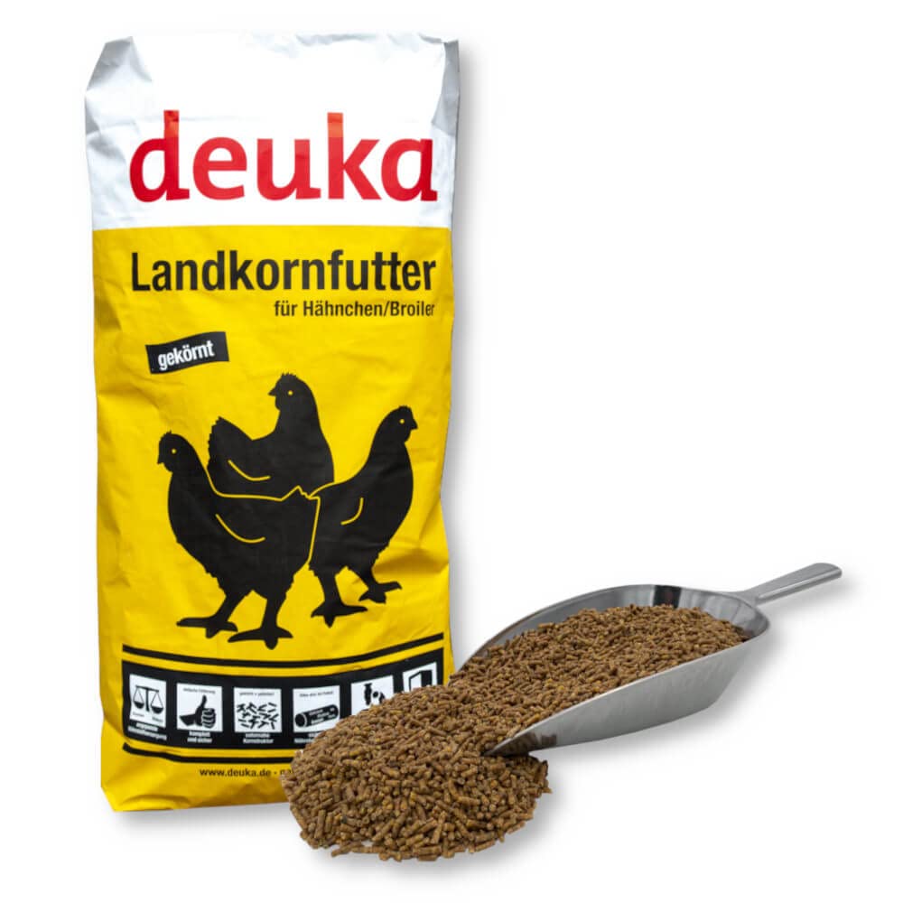 Deuka Hähnchen Mastfutter Landkornmast 25 kg Geflügelfutter Hühnerfutter