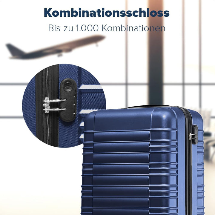 TRVLMORE Koffer & Trolleys - Koffer Set, Kofferset 2 Teilig, Handgepäck Koffer, Hartschalenkoffer Gr