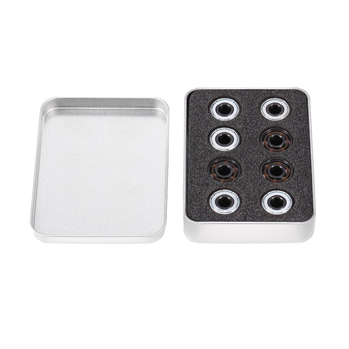 SALUTUYA 16pcs / Set Inline-Rollschuh, Hochgeschwindigkeits-608-Lager Einseitige Schild-Keramikkugel