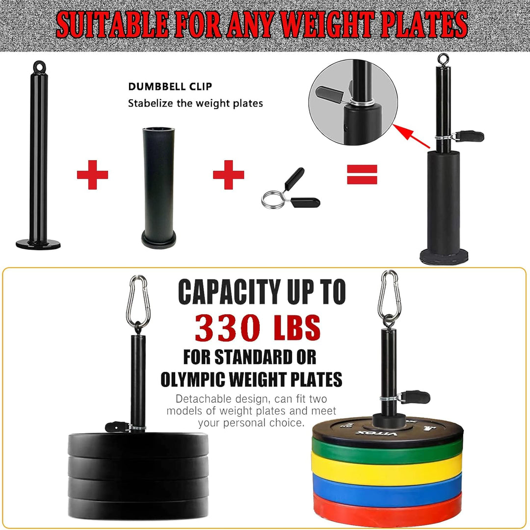 Seilzug-Fitness Professionelle Verbesserte Gewicht Seilzugsystem für LAT Pull Down Bizeps Curl Trize