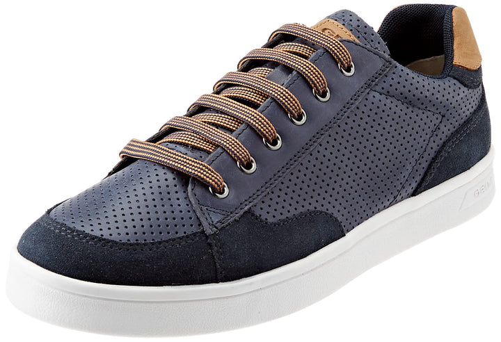 Geox Jungen J Djrock Boy B Sneakers 28 EU Navy Cognac, 28 EU Navy Cognac