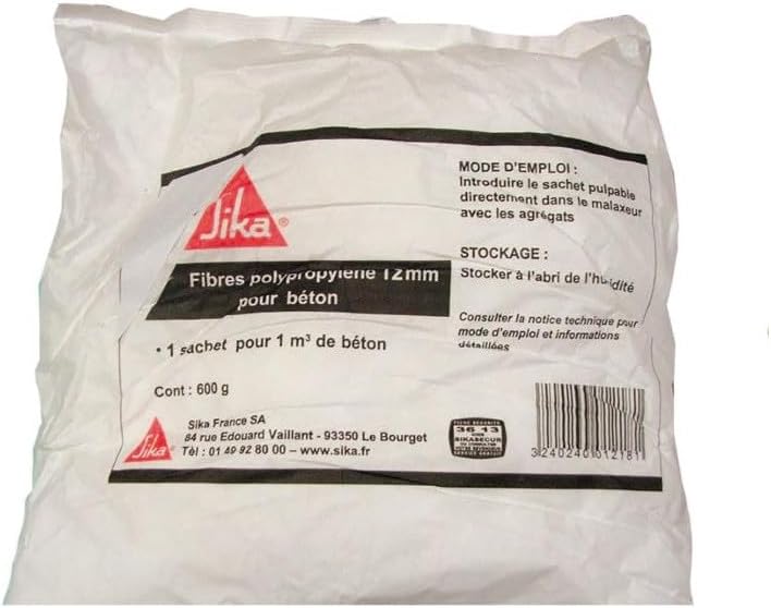 Sika 6 mm Polypropylenfaser für Beton und Estrich Sika 600 g