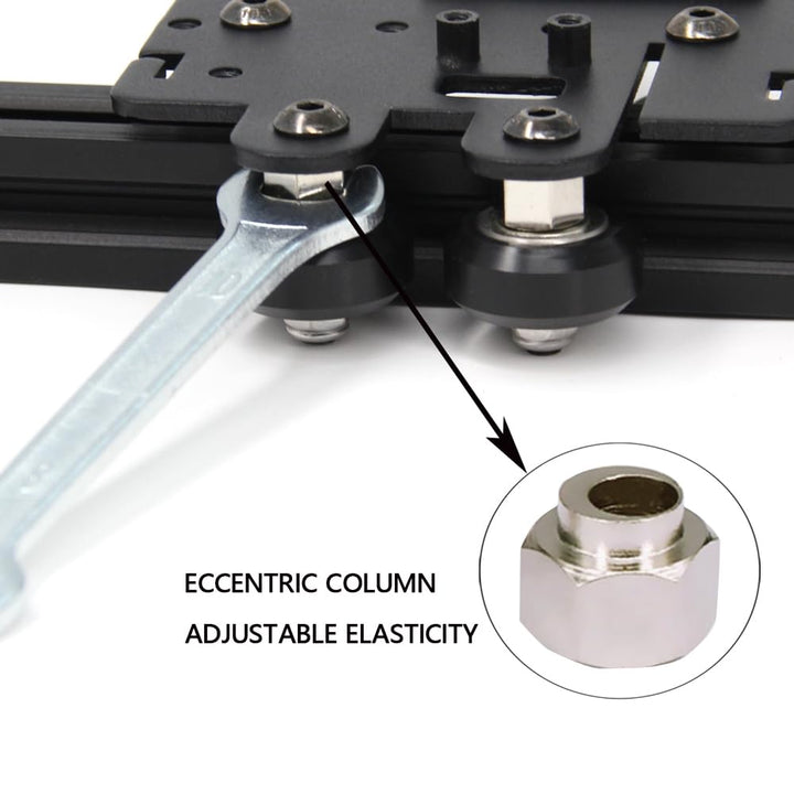 Zeberoxyz Upgrade Direct Drive Support Aluminiumplatte mit Riemenscheiben mit Einzelextruder-Kit Eas