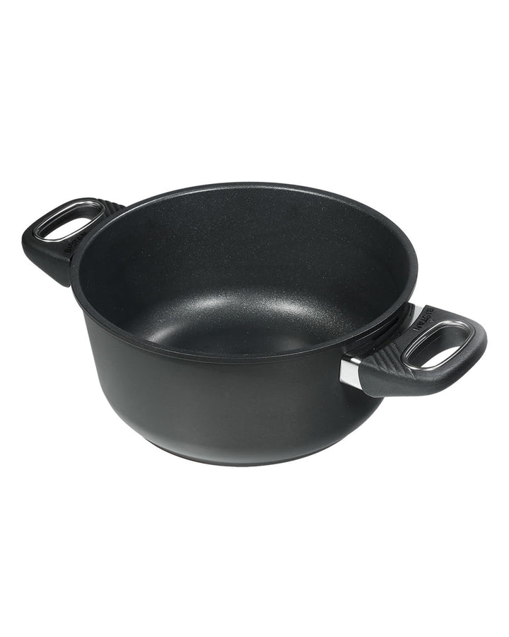 Original Gundel GUSS-BRATEN-TOPF INDUKTION, Ø 24 cm, Höhe 10,5 cm, Schmortopf BIOTAN-Oberfläche, bac