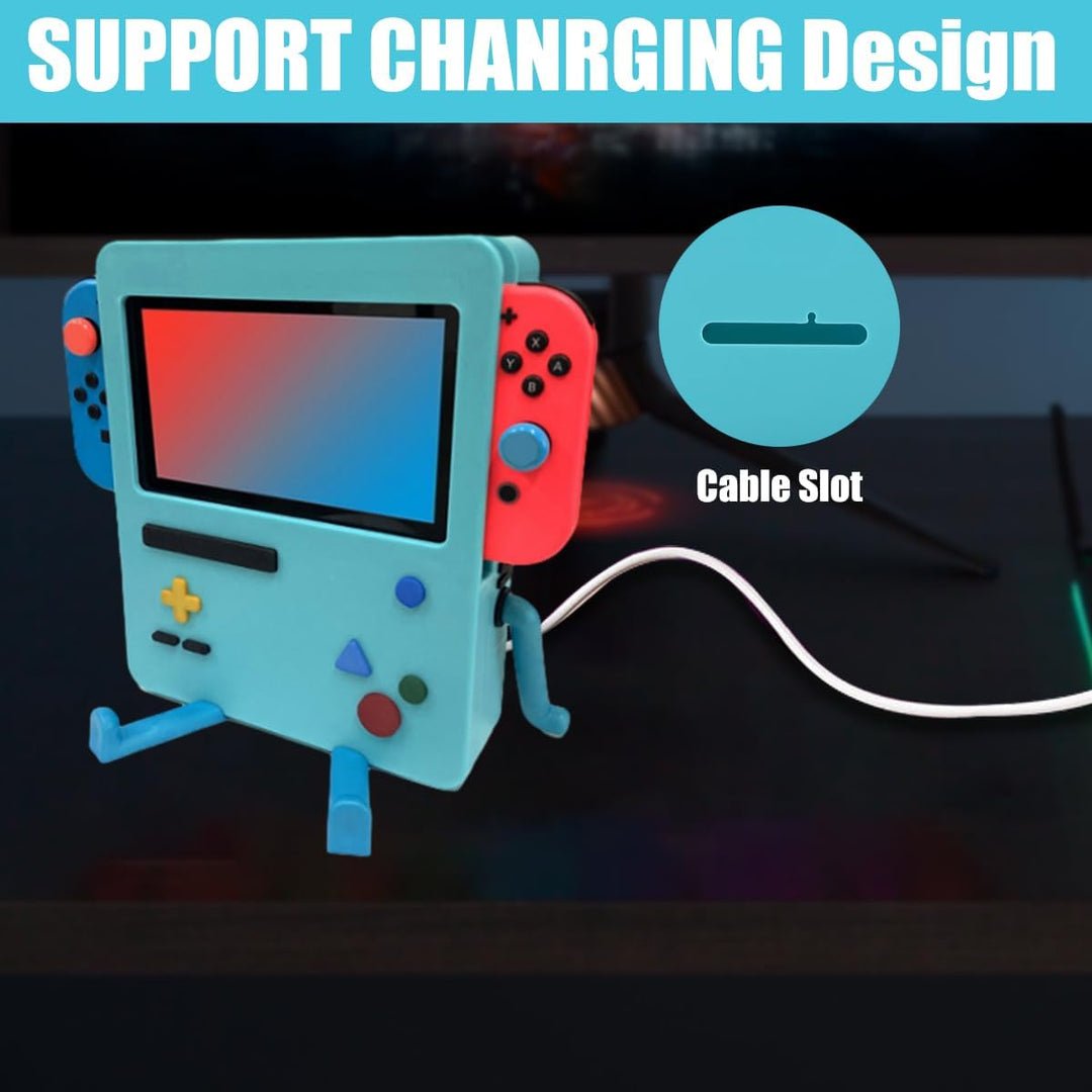 Ständer für Nintendo Switch Zubehör, Cartoon Niedlich, Spiele Console Cover Schutzhülle für Switch P