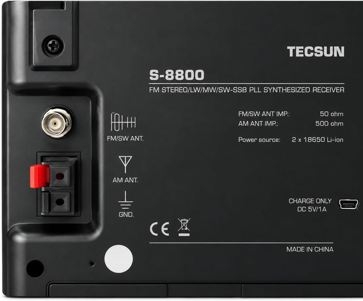TECSUN S-8800 Multi-Konvertierungs-Radioempfänger AM/FM/LW/SW/SSB