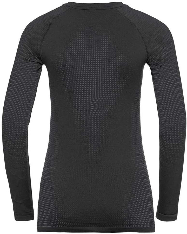 Odlo Damen Performance Warm Eco_196191 Funktionsunterwäsche Langarm Shirt S Black - New Odlo Graphit