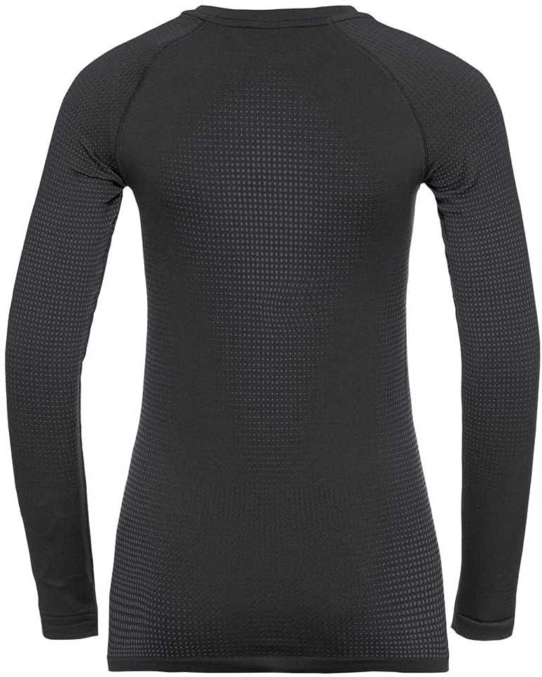 Odlo Damen Performance Warm Eco_196191 Funktionsunterwäsche Langarm Shirt S Black - New Odlo Graphit