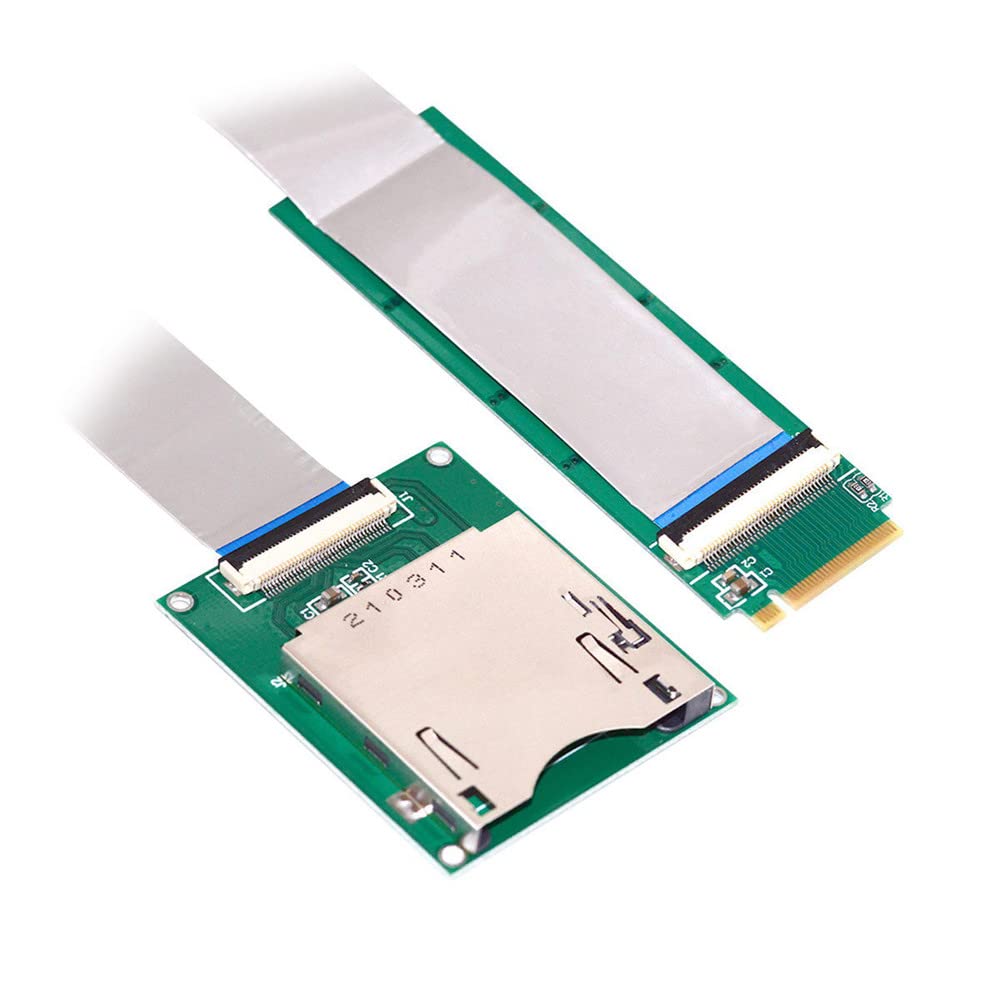 xiwai NGFF M.2 NVMe Câble d'extension de carte mère vers CF Express M2 M-Key pour CFE Type-B Support