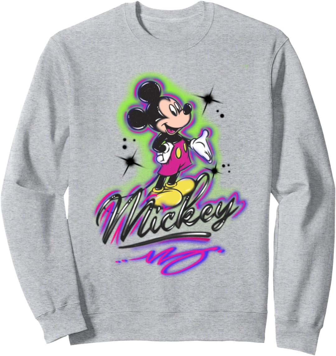 Disney Mickey And Friends Mickey Mouse Airbrush Portrait Sweatshirt