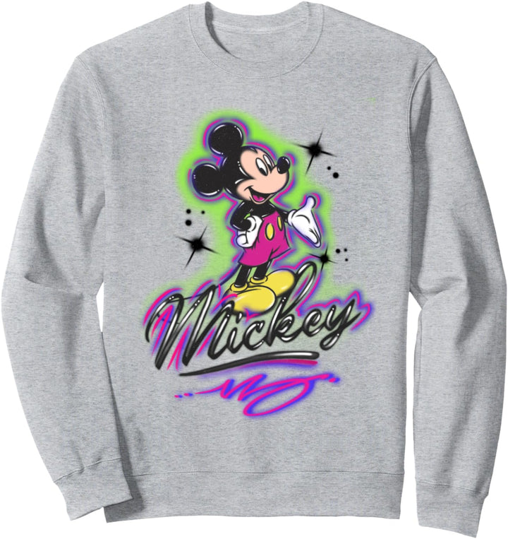 Disney Mickey And Friends Mickey Mouse Airbrush Portrait Sweatshirt