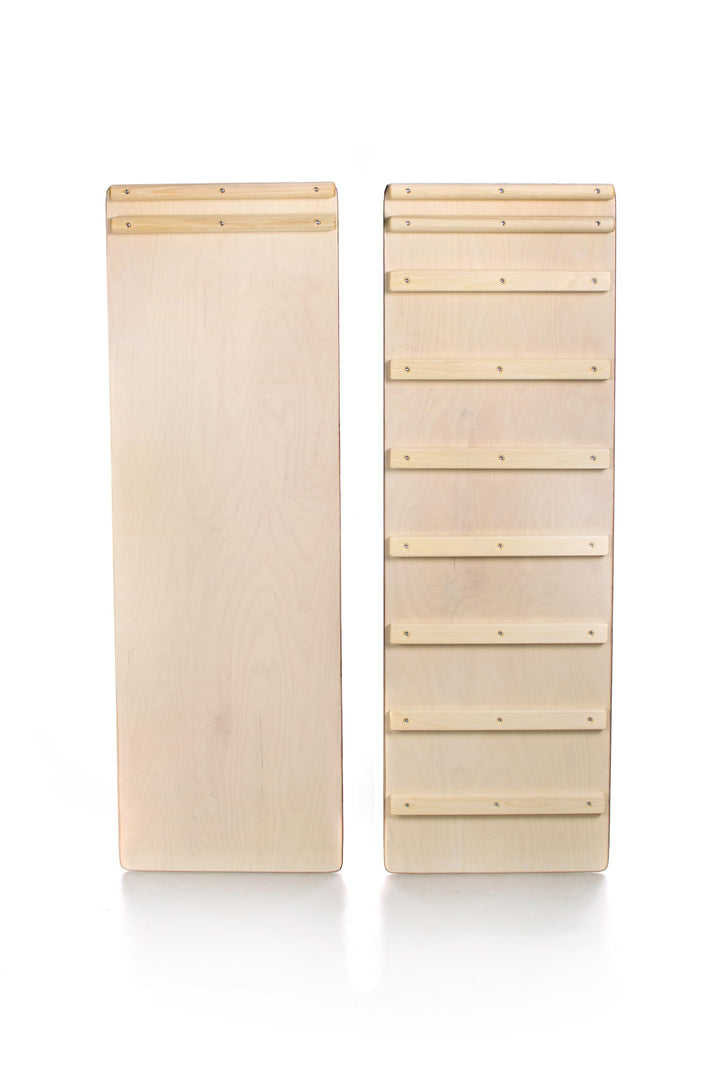 joy of nature 2in1 Holz Kletterrampe &amp; Rutschbrett für Kletterdreieck - Montessori Indoor Rutsche ab