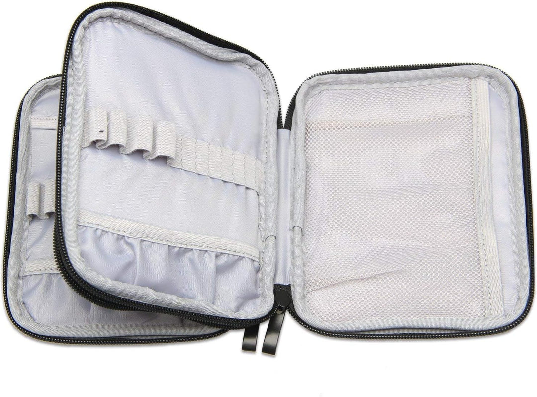 Damero Häkelnadeln-Tasche, Stricktasche für Stricknadeln, Handarbeitstasche für Haken, Stricken, Bla