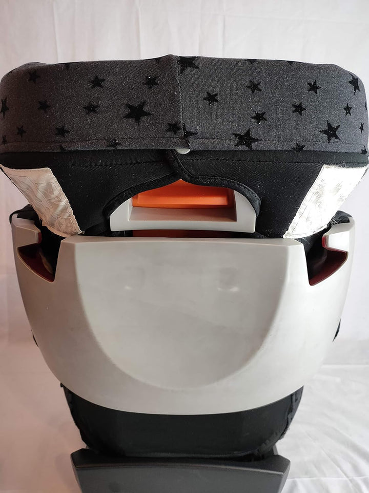 MOON-BEBE Schutzhülle für Cybex Pallas, Silver Pallas Fix und Pallas 2 Fix Nergo (black stars)