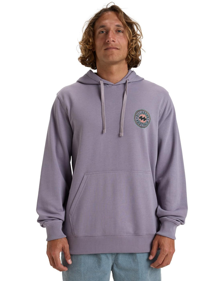 BILLABONG Herren Short Sands Pullover Graphic Sweatshirt Kapuzenpullover S Light Purple, S Light Pur