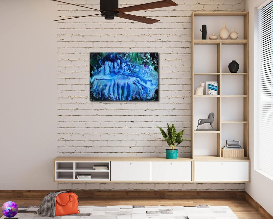 Original Gemälde Abstrakte Malerei - moderne hochglanz Wandbilder - Resin Art Kunst Bild Harz Unikat
