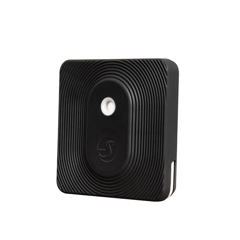 Shelly Blu H&T Schwarz | Bluetooth-gesteuerter Temperatur- und Luftfeuchtigkeitssensor | Spritzwasse