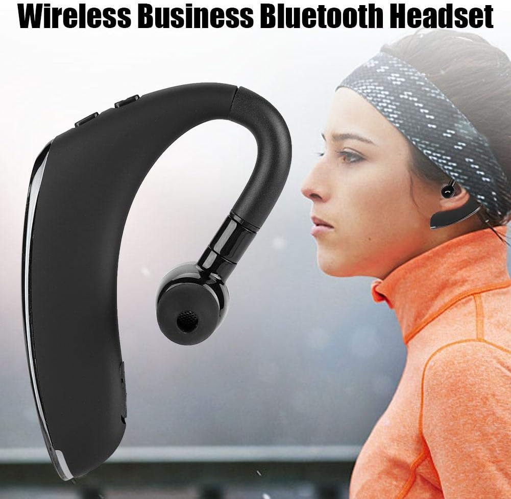 Zerone Drahtloser Bluetooth 5.0 Headset Stereo-Freisprechkopfhörer F900 Business-Kopfhörer mit Mikro