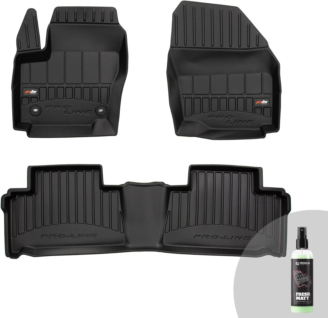 FROGUM ProLine 3D Gummimatten Exklusiven Auto Fussmatten Autofussmatten für Ford Galaxy II 2009-2015