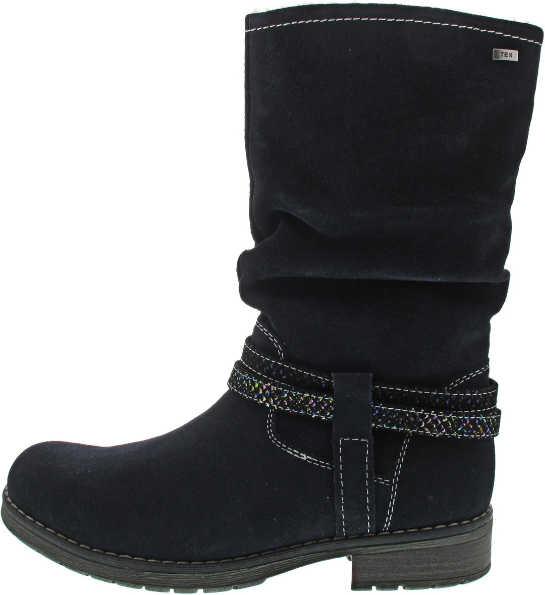 Lurchi Lia Black Suede Nappa schwarz 33 EU Atlantic Multi, 33 EU Atlantic Multi