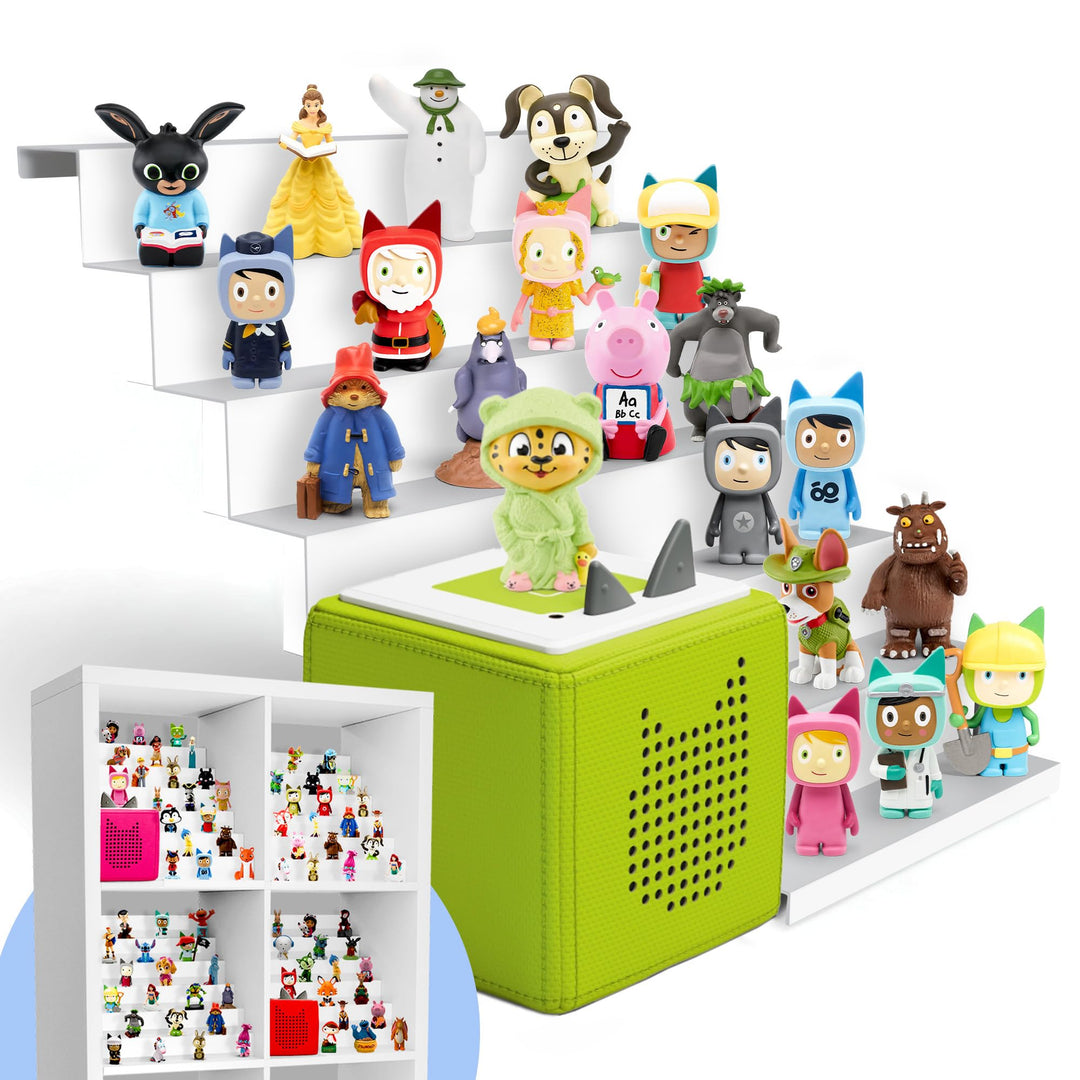 Tonie Regal für Toniebox 1 & 2 Einsatz für IKEA Kallax - Toniebox Regal mehr als 50 Tonie Figuren -
