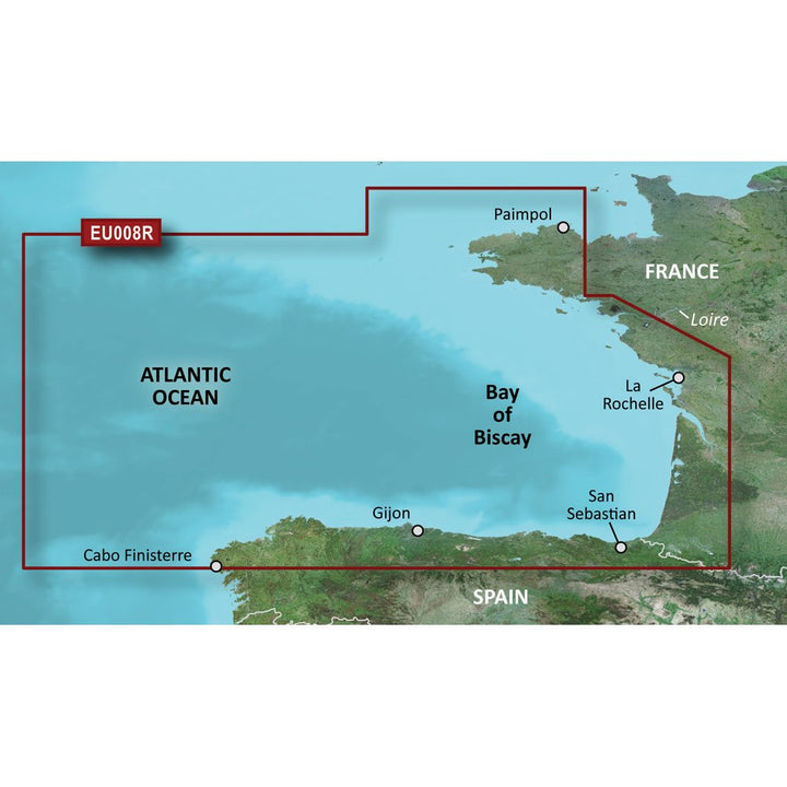 Garmin VEU008R-Bay of Biscay, 010-C0766-00 Golf de Gascogne, Golf de Gascogne