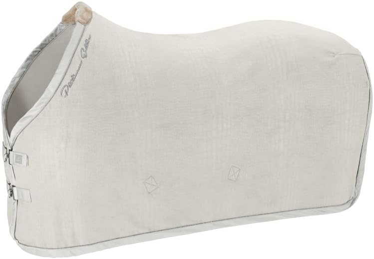 Eskadron Platinum Abschwitzdecke Fleece Stamped, ashgreen, pearlgrey, Navy
