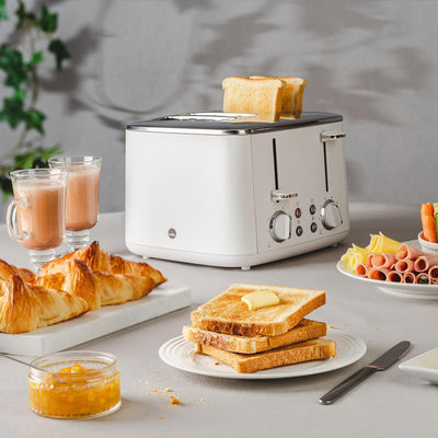 Wilfa Toaster FAMILY I 1.600 W I 7 Bräunungsstufen I 4 Toasts gleichzeitig I Auftau- & Aufwärmfunkti