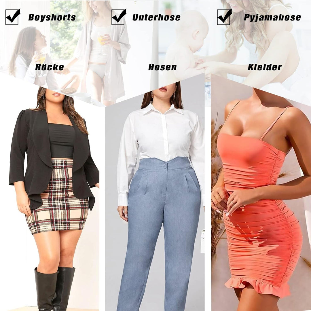 YARRCO Nahtlose Miederhose Leicht Formende Bauchweg Unterhose Damen Shapewear Kurze Leggings Miederp