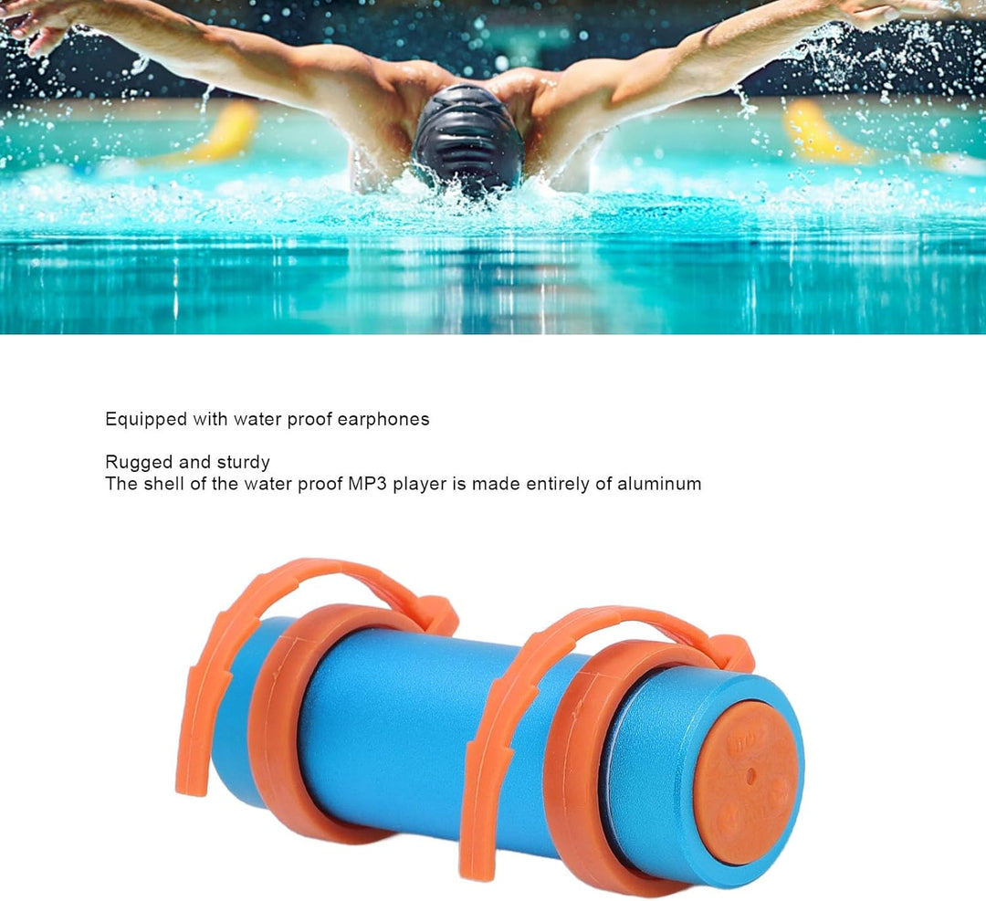 wasserdichte MP3 -Player Zum Schwimmen, Geniessen Sie Bis zu 2.000 Songs, 8 GB Unterwassermusik Play