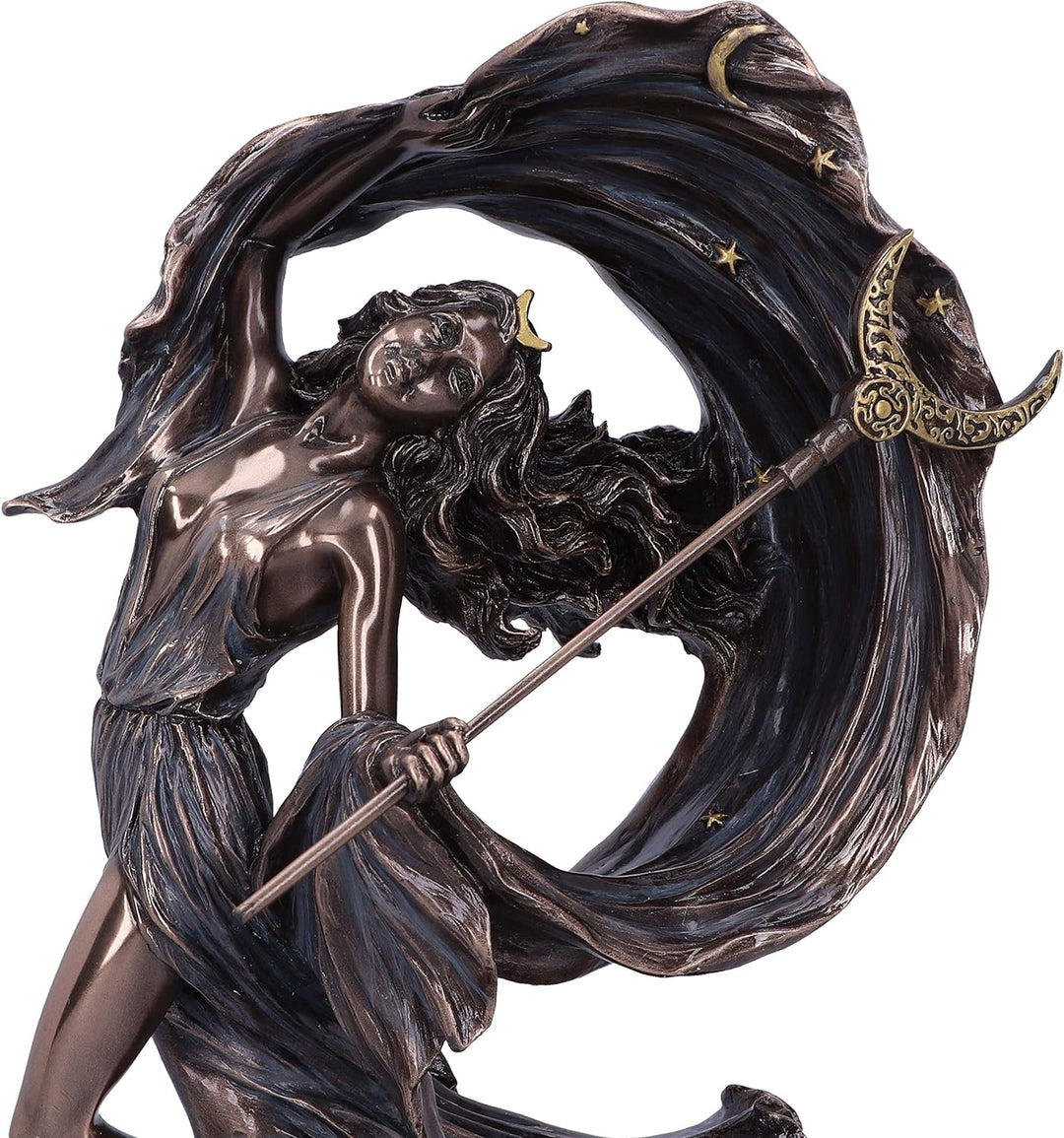 Nemesis Now Bronzefigur Nyx, griechische Göttin der Nacht, Bronze, 27.5cm