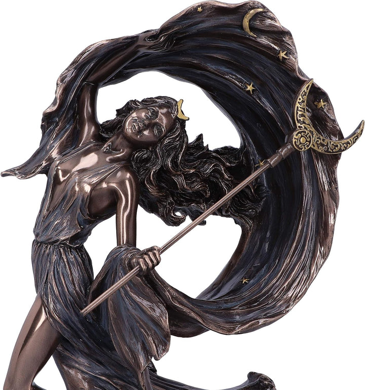 Nemesis Now Bronzefigur Nyx, griechische Göttin der Nacht, Bronze, 27.5cm