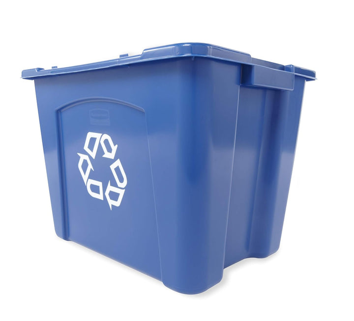 Rubbermaid fg571473blue Recycling Bin, 14 Gallon, blau, 6