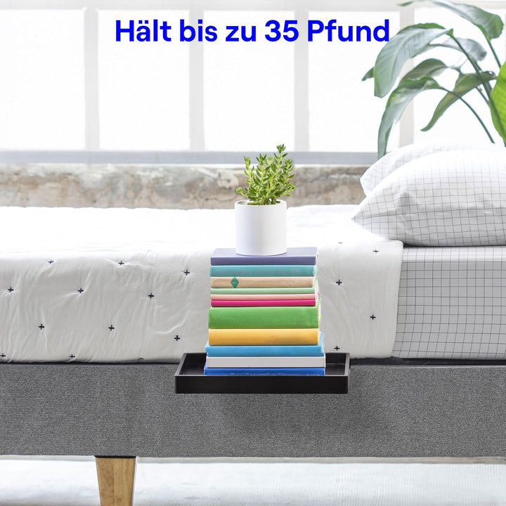 BedShelfie Nachttisch Zum Einhängen Bettablage für Etagenbett und Boxspringbett, Bettablage für WG-Z