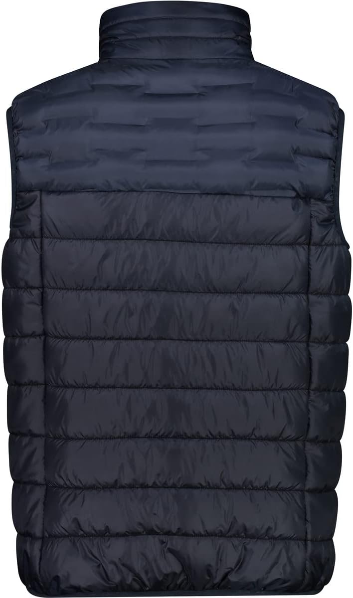 CMP Herren Weste aus Recyceltem Polyester für Herren VEST 48 Black Blue, 48 Black Blue