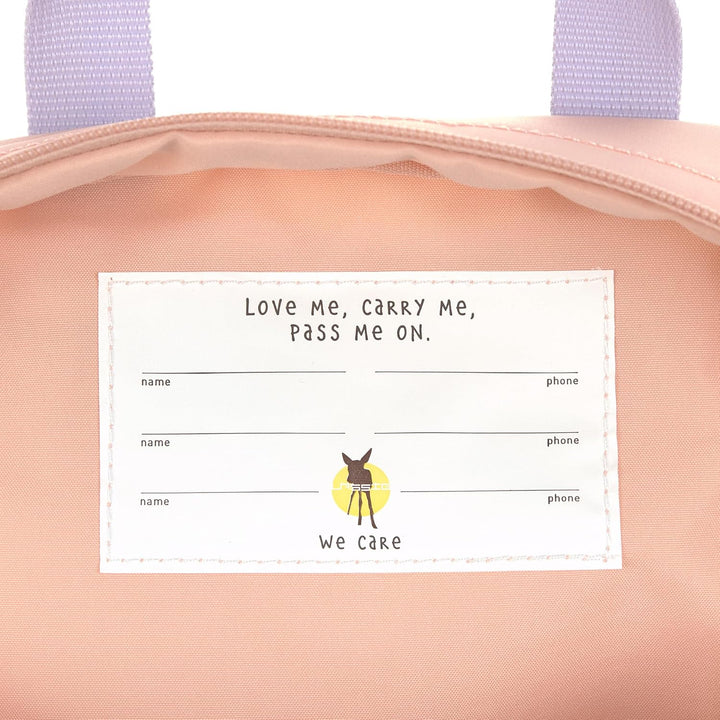 LÄSSIG Kindergartenrucksack Mini Square 7L Little Gang Cherry Peach/Cherry, Peach/Cherry