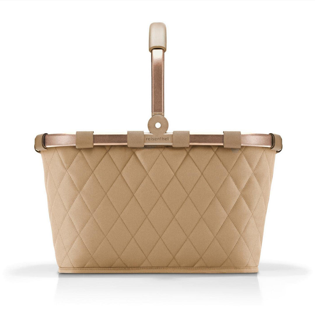 reisenthel carrybag frame rhombus ginger – Stabiler Einkaufskorb mit viel Stauraum und praktischer I