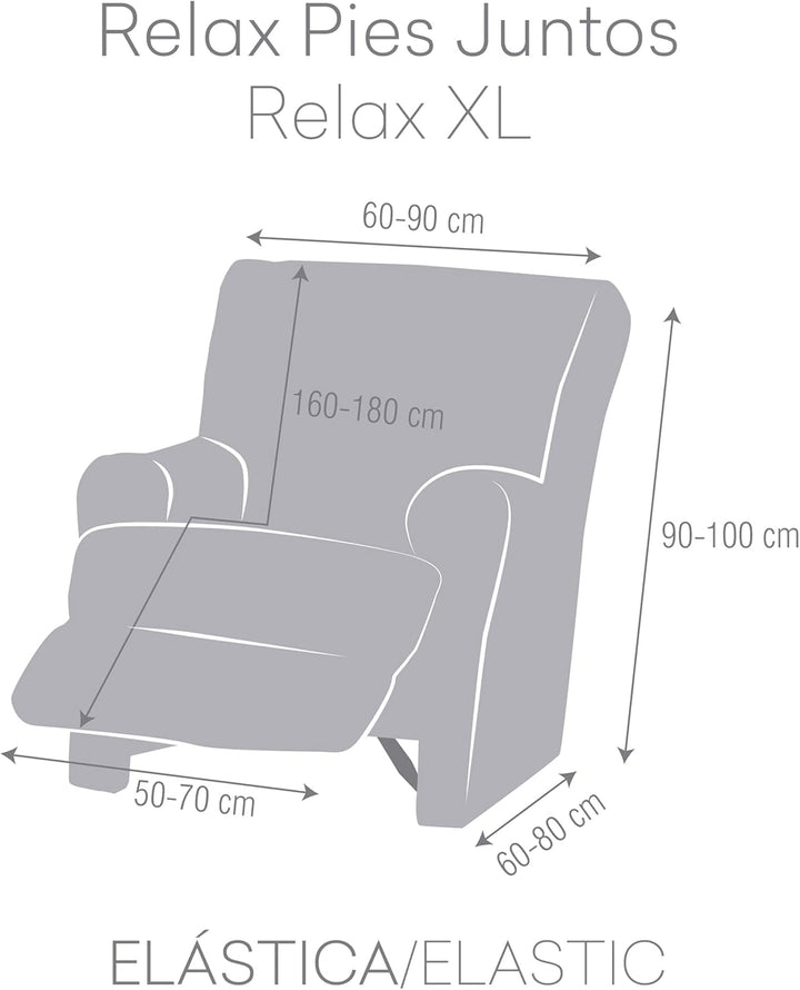 Eysa Elastischer Bezug für Relaxfüsse, Kessel (Farbe 09), 60-75cm, Kessel (Farbe 09)