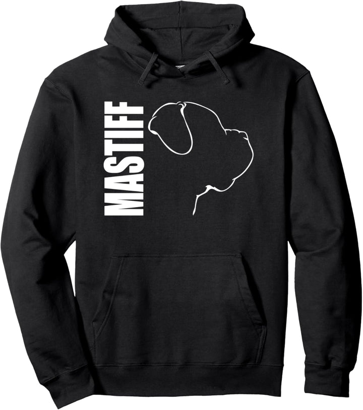 Mastiff Profil Hunderasse Hund Hunde Pullover Hoodie
