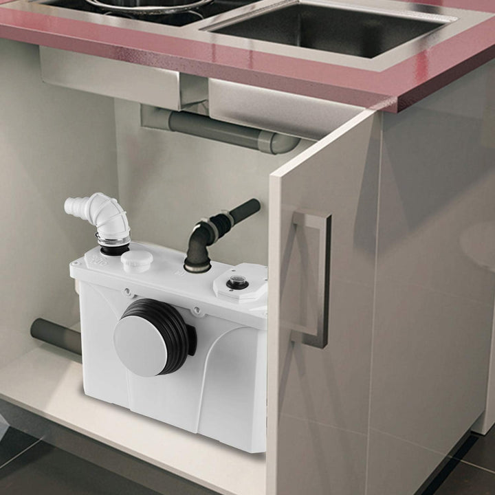 SWANEW Hebeanlage Fäkalienpumpe, 190L/min Schmutzwasserpumpen 700W, Sehr Leise Abwasserpumpe 4 in 1