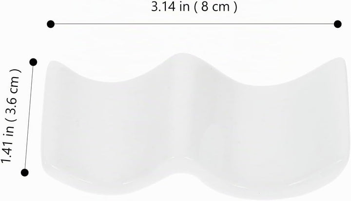 iplusmile 10 Stücke Keramik Säbchen Halter Essstäbchen Ablagen Löffelablage Stäbchenbänke Stäbchen K