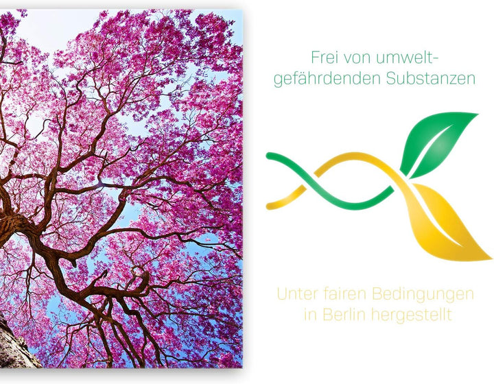 ge Bildet Bild auf Leinwand | Rosa Lapacho Baum in Pocone - Brasilien - Natur Baum Pink Lila B in 70