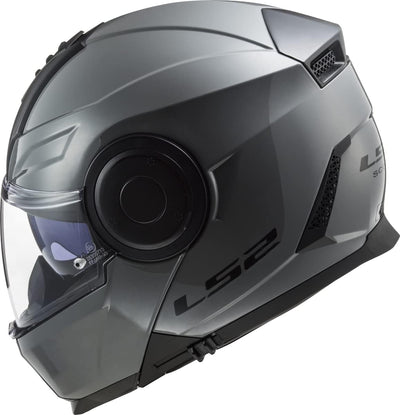 LS2 Motorcycle Helmets - FF902 Scope Modular Flip Front XS grau nardau, XS grau nardau