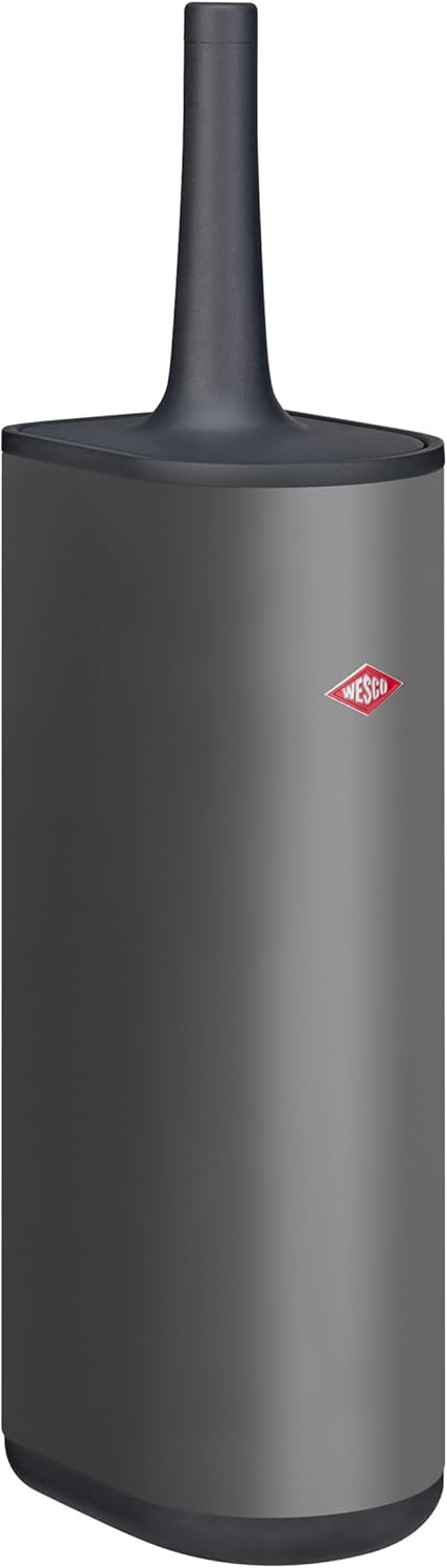 Wesco Toilettenbürste Loft aus pulverbeschichtetem Stahlblech Edelstahl und Silikon in der Farbe Gra